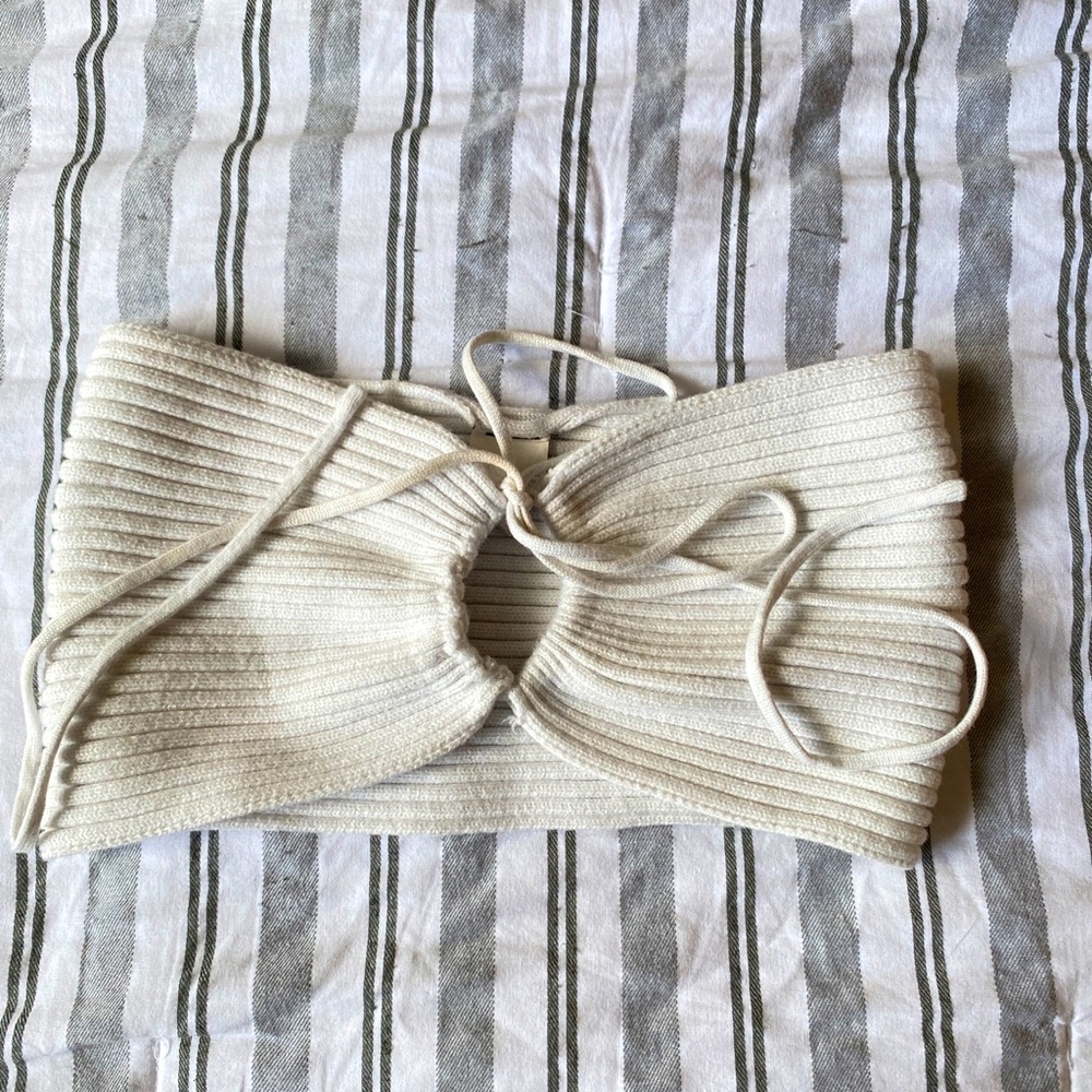 White tube top